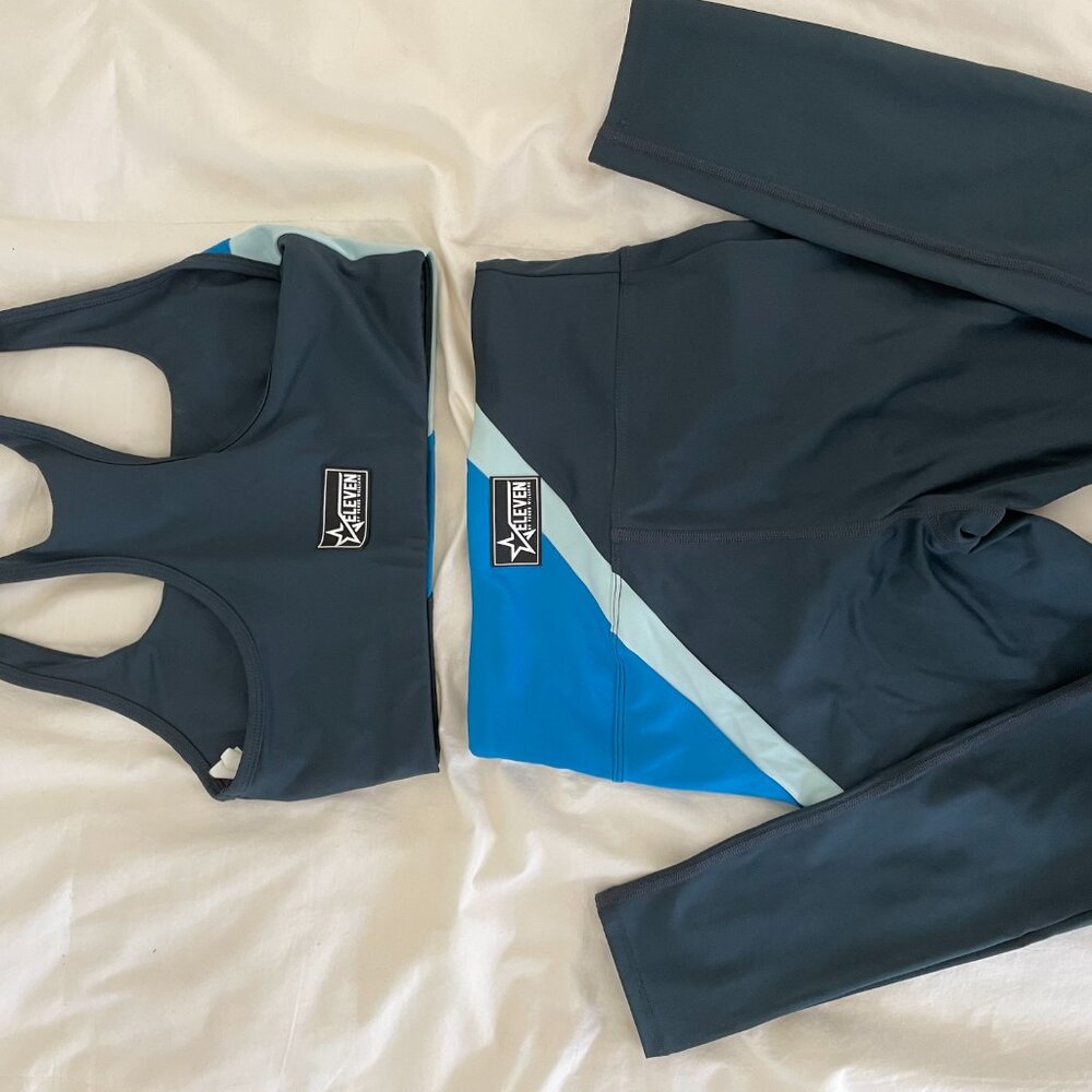 Eleven Multicolored Patterned Workout Set In Size… - image 3